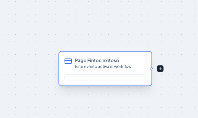Evento Pago Fintoc exitoso como activador de un workflow